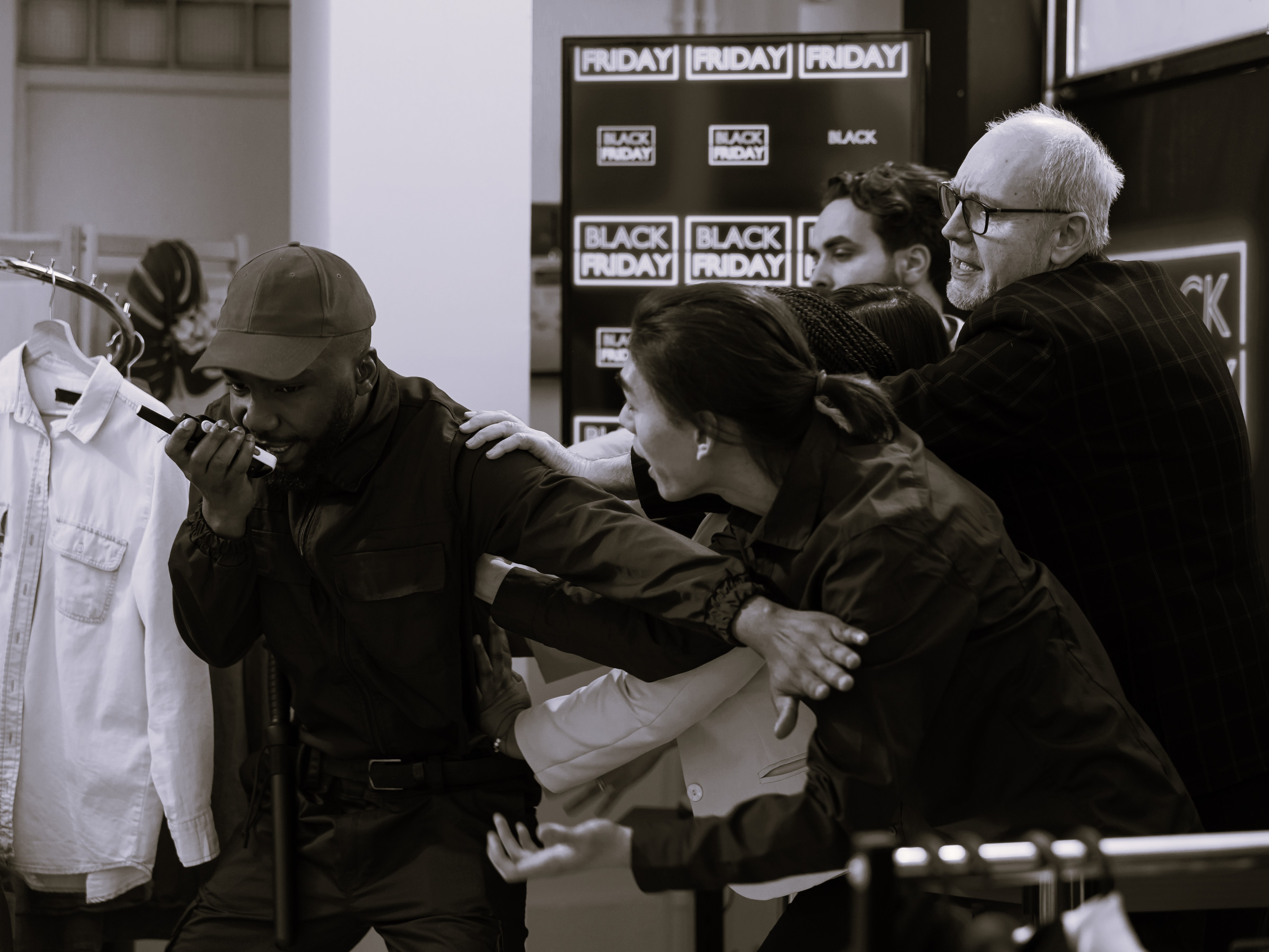 Black Friday shoppers break into store